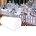 LICHENGTAI Rotolo di Artificiale di Neve Artificiale, Coperta Natalizia da Neve, Neve Artificiale per Display Natalizi, Tappeti di Neve, Gonne per Decorazioni Natalizie, 240 x 80 cm
