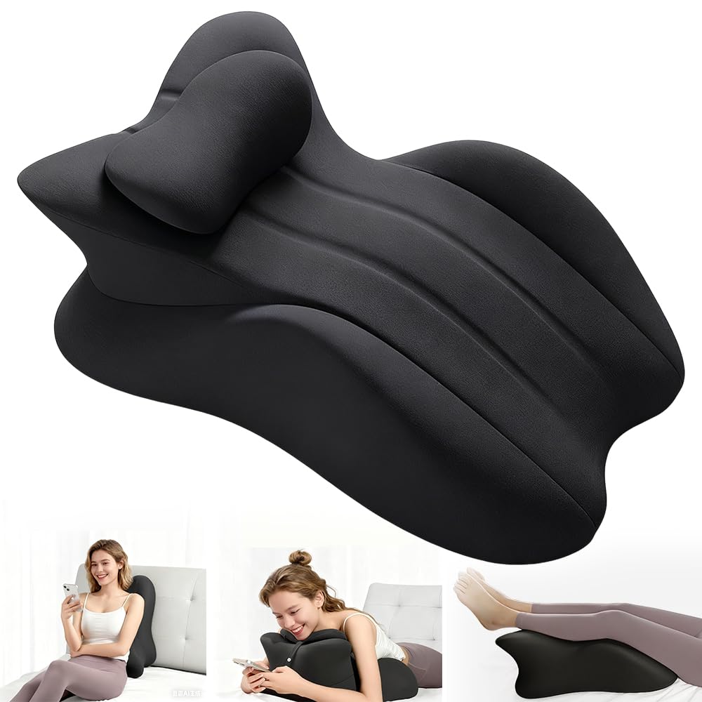 Coussin Couple, Coussin Sexuel pour Couples, Coussin Triangulaire en mousse à Mémoire de Forme, Coussin multifonctionnel pour un soutien intime, pour dos et colonne