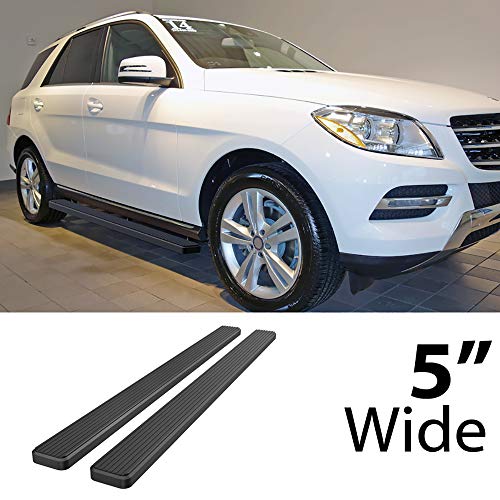 Estribos HD Ridez 5" Negro para Mercedes-Benz ML 2012-2014 miniatura 2