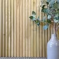 4-Pack Real Wood Slat Wall Panels, 3/4" x 5-1/2" x 94", Paintable Solid American Hardwood, The Millwork Outlet (Poplar, 94")