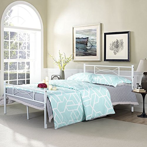 GIME Bed Frame Full Size, Premium Platform Metal Mattress Foundation/Box Spring Replacement