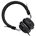 Sound Intone HD850 On-Ear Adjustable Folding Headphones with Microphone and Remote Control, Black