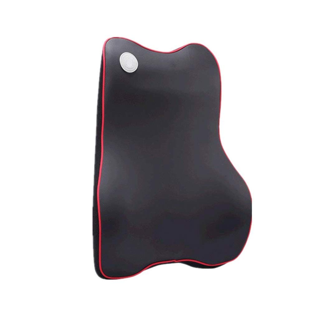 Oreiller lombaire voiture à mémoire de forme avec massage et cuir ventilé