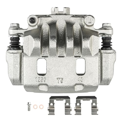Image of KAX Disc Brake Caliper Assembly Fit for Subaru Impreza 2012-2014 2.0L, Subaru Impreza 2002-2011 2.5L, Subaru Impreza 2015-2016, Subaru Legacy 2003-2004 2.5L, Saab 9-2X 2005-2006 2.5L, Front Left Side