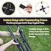 VSSAL 3-in-1 Portable Badminton, Volleyball & Pickleball Net Set for Adults, Adjustable Height 34