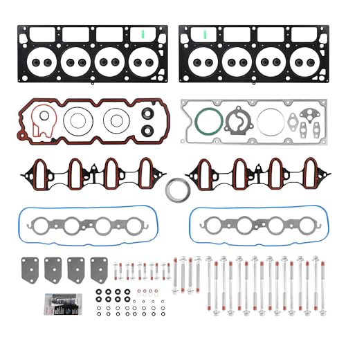 Image of Torchbeam Head Gasket Kit, Engine Cylinder Head Gasket Set Fit for Chevy Silverado 1500 Express 2500 Tahoe Avalanche Suburban 2004-2009, GMC Sierra Yukon XL 1500 Savana 4.8L 5.3L, Replace# HS26190PT-2