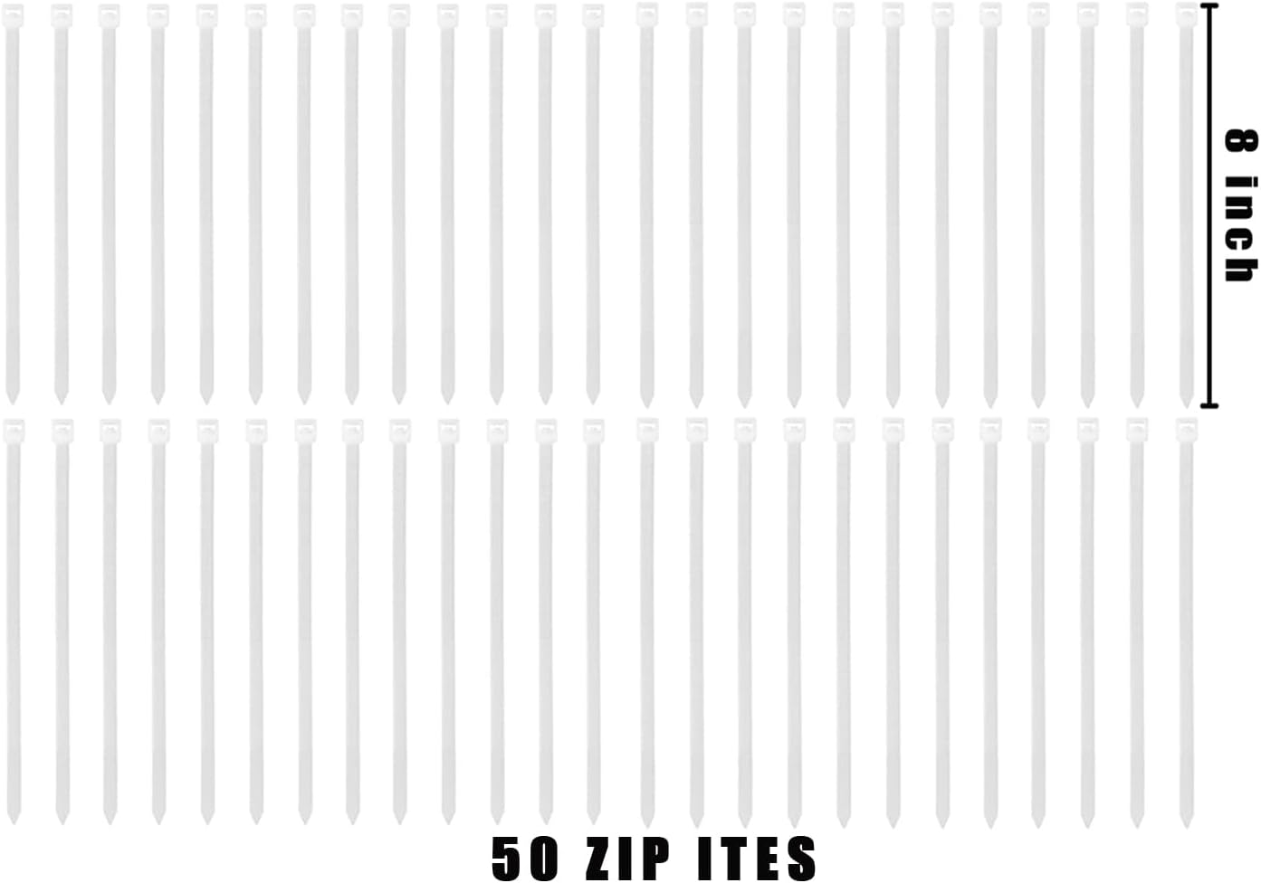 Lionshop Safety Inspection Tags for Accident Prevention, Fire Extinguisher Tags with Zip Ties Multi Purpose Cable Ties for Scaffolds, Ladders, Fire Extinguisher, Inventory, Machinery, Pack of 50