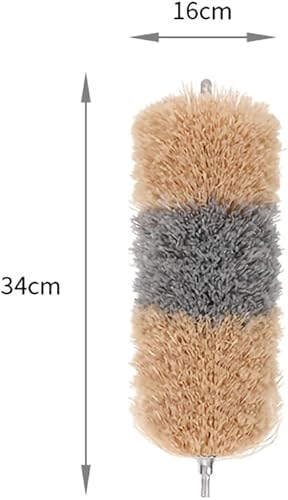 Miniatura 2 de Plumero de microfibra con poste de extensión telescópicolimpiador de polvo hipoalergénicocabezal de limpieza flexible flexibleherramienta extensible