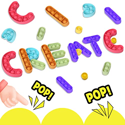 16Pcs Push Fidget Pop Letters Puzzle Toys Alphabet Learning Education Toys Silicone Stress Relief ABCs Puzzle Board Toys Parent-Child Game Play Creative Teaching Toys Gifts for Kids Friends Autistic 16Pcs Push Fidget Pop Letters Puzzle Toys Alphabet Learning Education Toys Silicone Stress Relief ABCs Puzzle Board Toys Parent-Child Game Play Creative Teaching Toys Gifts for Kids Friends Autistic