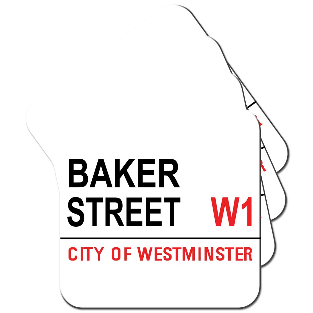 Baker Street Sherlock Holmes Mystery Coaster/Pack of Coasters