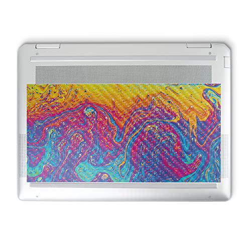 Image of MightySkins Carbon Fiber Skin Compatible with HP Spectre x360 14 inch (2022) Full Wrap Kit - Paint Currents | Protective Durable Textured Carbon Fiber Finish | Easy to Apply | Made in The USA