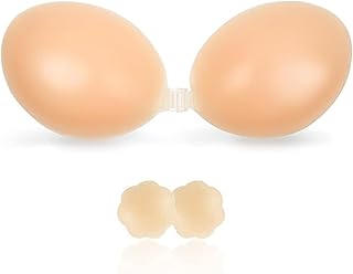 Gesponserte Anzeige – BTkviseQat Klebe BH Trägerloser Klebebh, Klebe BH Push Up Unsichtbarer Sticky Bra, Wiederverwendbare...