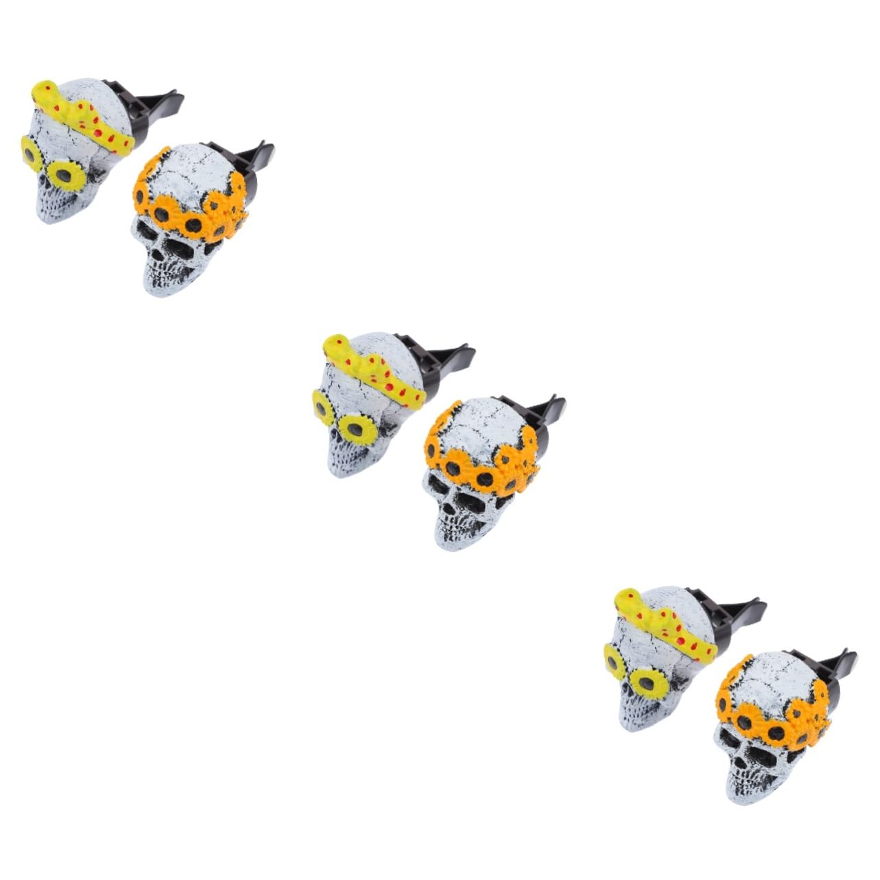 ibasenice 6sätze Aromatherapie Clip-set Für Auto Teiliges Set Mit Ghost-design Duftspender Für Auto-innenraum Dekoratives Zubehör Für Angenehme Atmosphäre Für Büro Und Bad