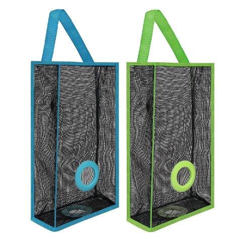 Wall Hanging Garbage Bags Recycle Breathable Plastic Storage Polythene Garbage Bags Kitchen Organizer Plastic Wall Mounted Rubbish Bag Container