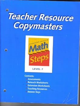 Paperback Math Steps: Teacher Resource Copymasters Grade 7 Book