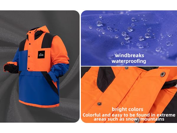 Image of Mens Hiking Outdoor Recreation Softshell Jackets Waterproof Outdoor Lightweight Jacket Rain Hood Windbreakers Raincoats (US, Alpha, X-Large, Regular, Regular, White)