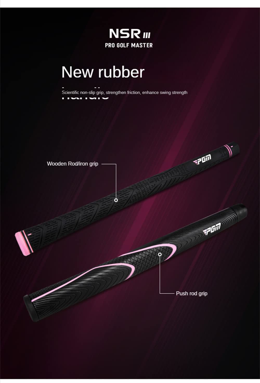 Mallet - Putter de golf para mujeres diestras y jugadoras de 3 grados con cubierta protectora para la cabeza