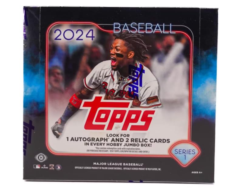 Amazon.com: 2024 Topps Series 1 Baseball Hobby Jumbo Box (3 Hits 