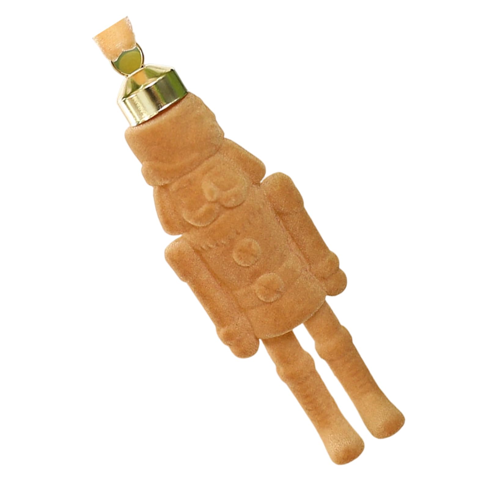 Buxuaaaa D Flocking Nutcrackers Soldier Pendant Ornament Shatterproof Christmas Ecoration For Indoor Outdoor Isplay Flocking Nutcrackers Christmas Ornament