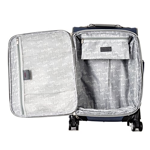 Olympia U.S.A. Tuscany 30 Inch Expandable Vertical Rolling Luggage Case, Blue - Image 7