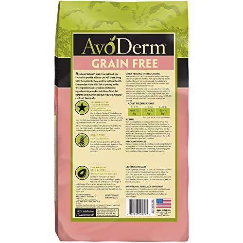 Avoderm Natural Grain-Free Salmon & Tuna Dry Formula, 2.5 Pound Bag #TOP5