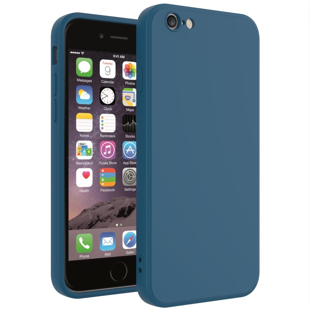WOGROO for iPhone 6S Plus Case Dark Blue, Scratch Resistant with Soft Touch, Slim Thin Phone Cover for iPhone 6 Plus 5.5 inch