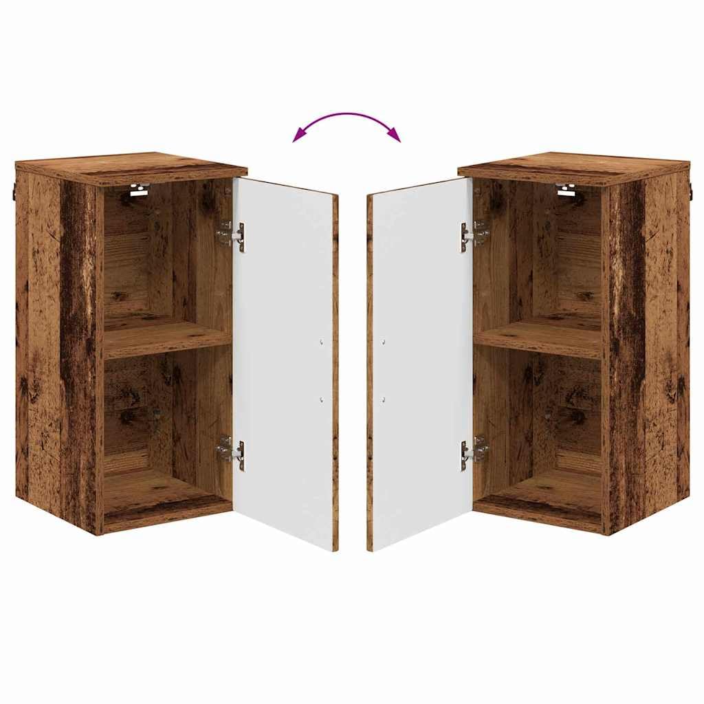 vidaXL Badezimmerschrank Altholz 30 x 31,5 x 61 cm