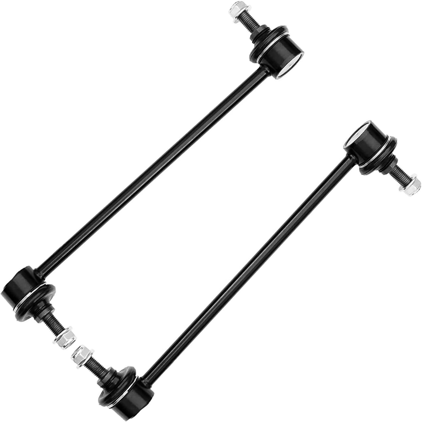 Detroit Axle - Front Control Arms Sway Bars for 2018-2024 Honda Odyssey, 2 Lower Control Arm with Ball Joints 2 Stabilizer Sway Bars 2019 2020 2021 2022 2023 Replacement