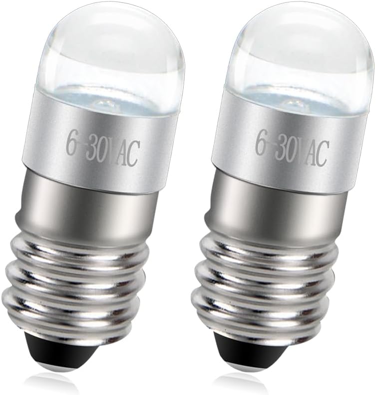 Ampoule LED E10 3030 Pour Lampe Torche Ou Vélo – 2 LED – 3 Couleurs – Fonctionne De 3V à 24V – Ruiandsion