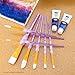 Royal & Langnickel Royal and Langnickel Crafter's Choice Flat Taklon Variety Brush Set - White (Pack of 7)