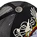 ED HARDY Trucker Hat (US, Alpha, One Size, Embroidered Fire Skull Black)