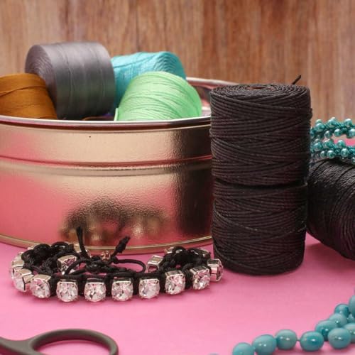 Hilo S-LON Tex 400 Beadsmith ideal para tejer cuentas y artesanías 4