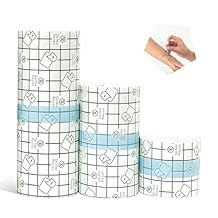 3 Rolls Tattoo Aftercare Bandage - Waterproof Transparent Film for Professional Ink Care Second Skin Protective Wrap Breathable Adhesive Tape Tattoo Supplies 2", 4", 6" x 2.2 Yards