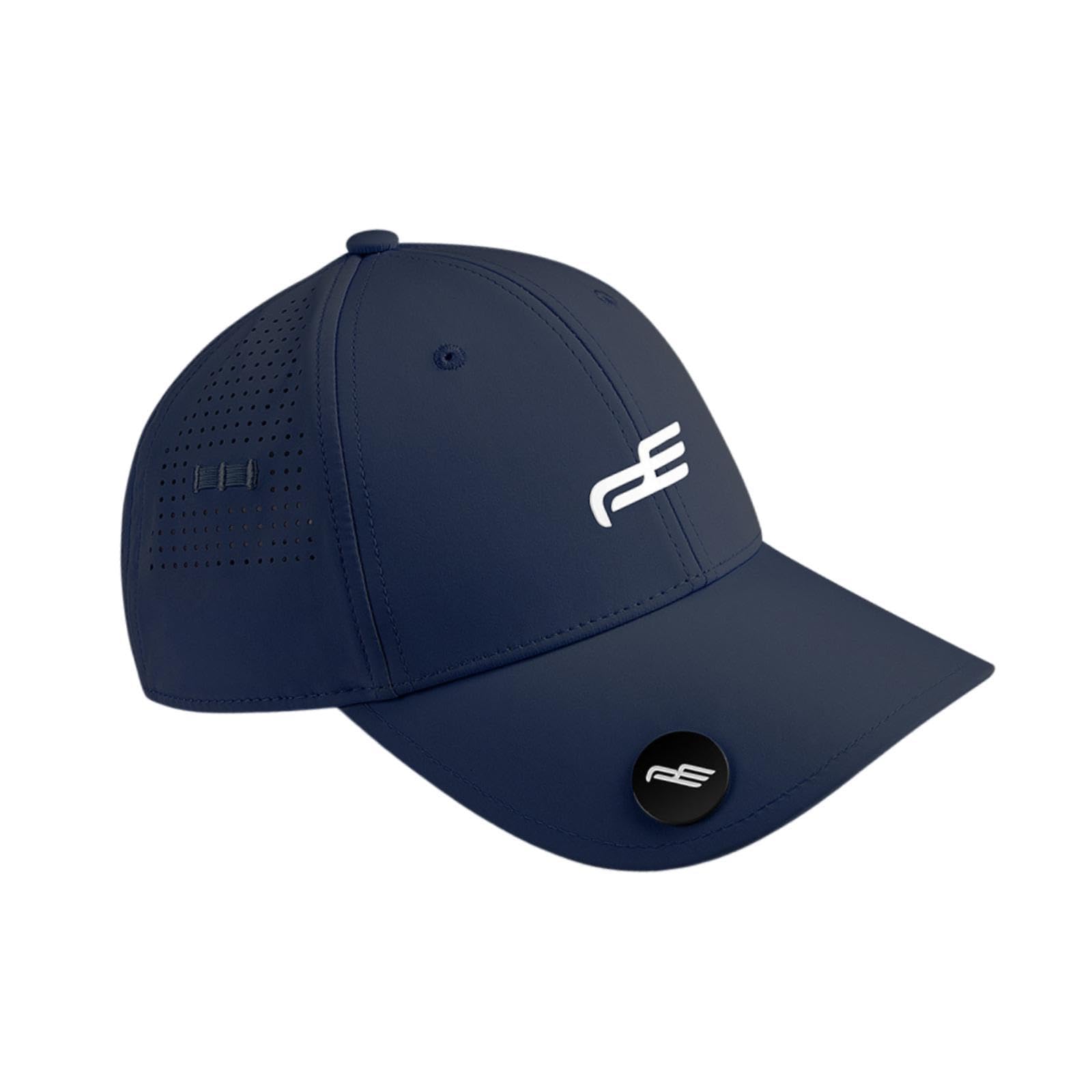 SNAPPSY Baseball Hat Headgear Summer Breathable Golf Cap with Tee Holder Ball Marker Deep Blue-picture-48
