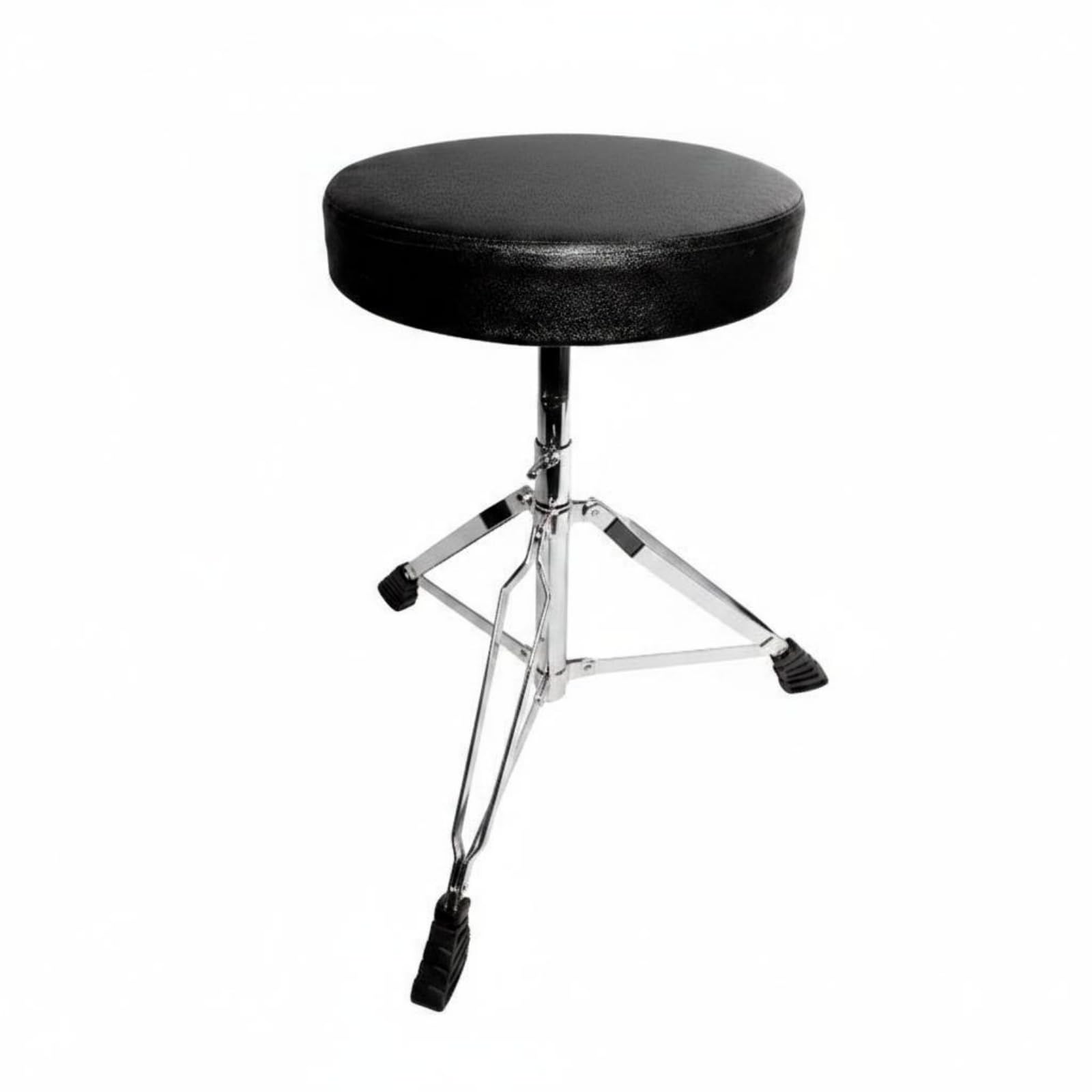 harayaa Siège de Batterie Réglable Tabouret Percussion Trône Musicien Chaise Rembourrée en Cuir avec Double Renfort et Surface Antidérapante au Sol Hauteur