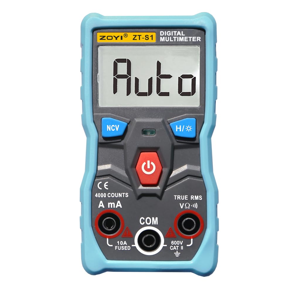 ZOYI S1 Digital Multimeter Tester Autoranging True RMS Automotive Multimeter with NCV, LCD Backlight Flashlight-image-11
