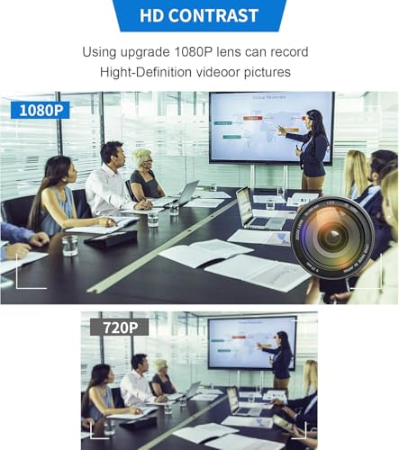 ohatan Mini Video Camera,32GB Hidden Camera Spy Camera，1080P Portable Mini Nanny Video Surveillance Camera Suitable for Home, Office, and Meeting Recording【Supports 256GB SD Card】 - Thumbnail 3