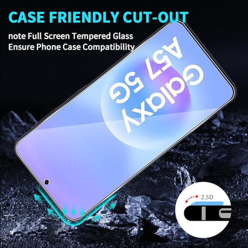 Wayneer für Samsung Galaxy A57 für Panzerglas,3+3 Stück Panzerfolie – Ansicht 3