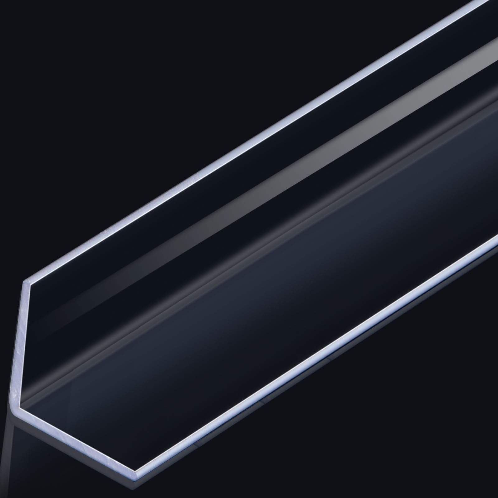 Sasylvia 1 Pcs Wall Corner Guard, 1 X 48 Inches, Clear, Vinyl