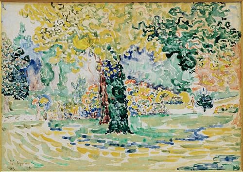 Impression d'affiches Paul Signac toile Luxembourg de luxe