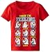 Frozen Little Boys' Olaf - Today I'M Feeling Happy T-Shirt, Red, 4T