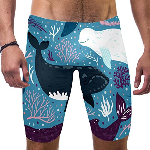 Jammers de natación para hombre de alta resistencia para entrenamiento y racing