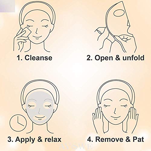 Ayswe Even-Tone Brightening & Hydrating Face Mask Sheet Exp July To Lighten Age Spots For Men & Women, Fragrance Free, Paraben Free For All Skin Types, Box Of 5 Facial Masks #TOP6