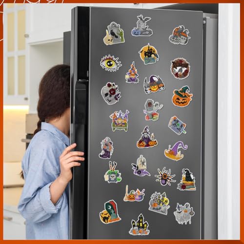 Kit Magnéticos de Arte Diamante Halloween 30 Pcs Copkim miniatura 3