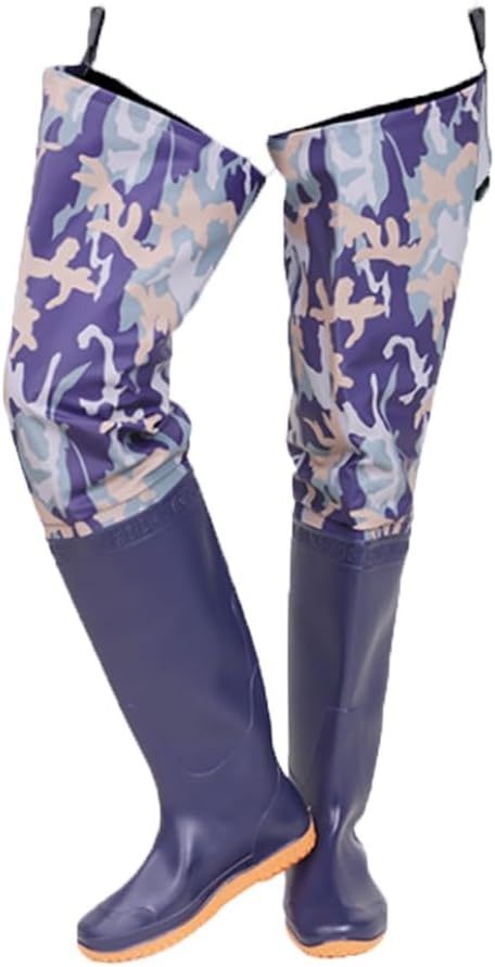 Hip Waders 80cm High Buttocks with Adjustable Buckle for Wading Boots, Suitable for Outdoor Fishing/Farming/car Driving
