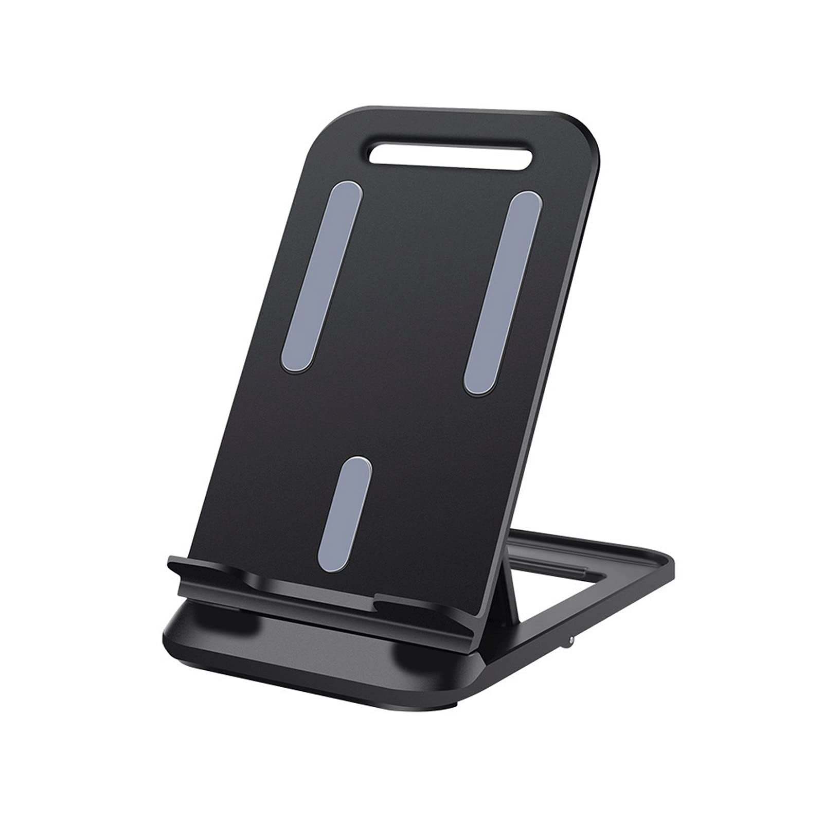 XIANGFASJZ Soporte Movil Soporte de Escritorio de teléfono móvil Universal Soporte Ajustable (Color : Black)