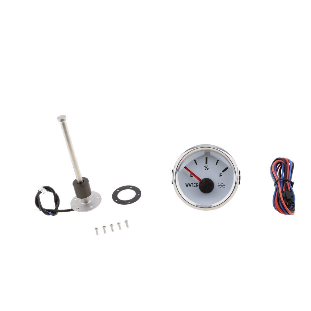 Jauge de niveau de liquide de carburant 200 mm et capteur de niveau d'eau de 52 mm de 2'' pour bateau, yacht, voiture, camion