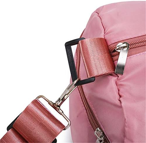 WEISIPU Duffel Sport Gym Slippers Bag Women Travel Dance Backpack with Shoe Pocket (Pink) 7 WEISIPU Duffel Sport Gym Slippers Bag Women Travel Dance Backpack with Shoe Pocket (Pink)