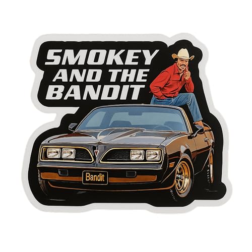 Smokey and The Bandit - Aesthetic Vinyl Sticker &ndash; Waterpro