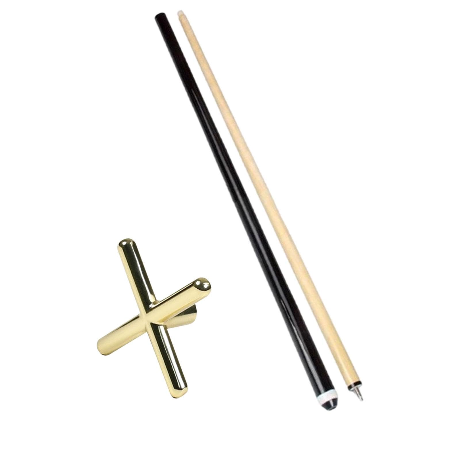 F Fityle Billard Pool Queue Bridge Stick Set Brückenkopf Holz Einfach Zusammenzubauen Praktische Billard Queue Halterung für Spieler Billardhaus